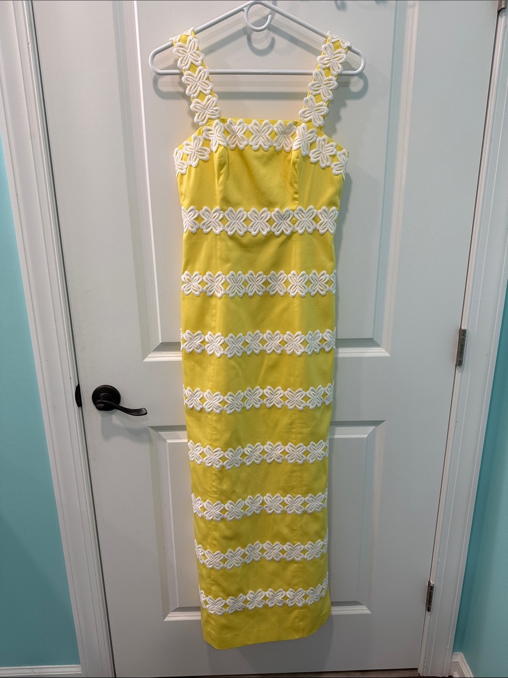 Lilly Pulitzer Yellow Davis Maxi Dress size 0 - Picture 7 of 7